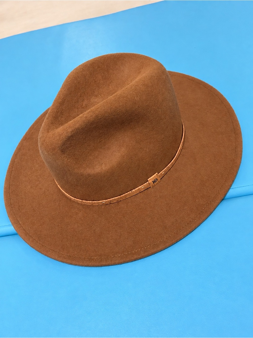 Tentree Brown Recycled Wool Wide Brim Fedora Hat